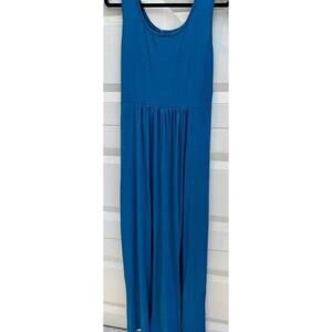 WOOSEA Women's Long Maxi Dress - Blue, Large